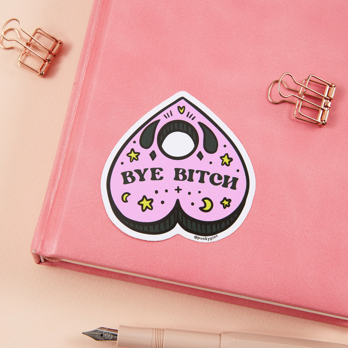 Bye Bitch Planchette Vinyl Sticker