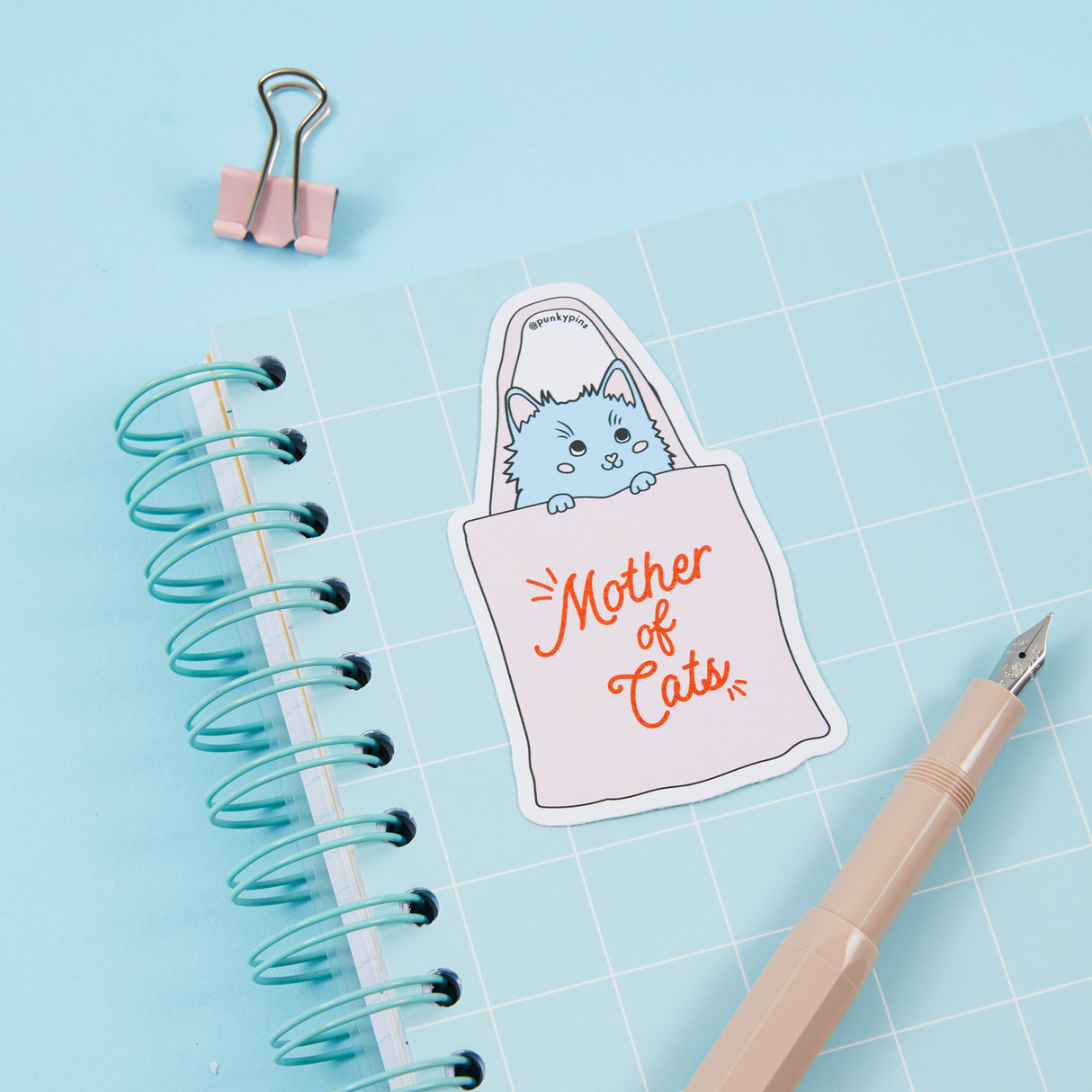 Mother Of Cats Vinyl Sticker