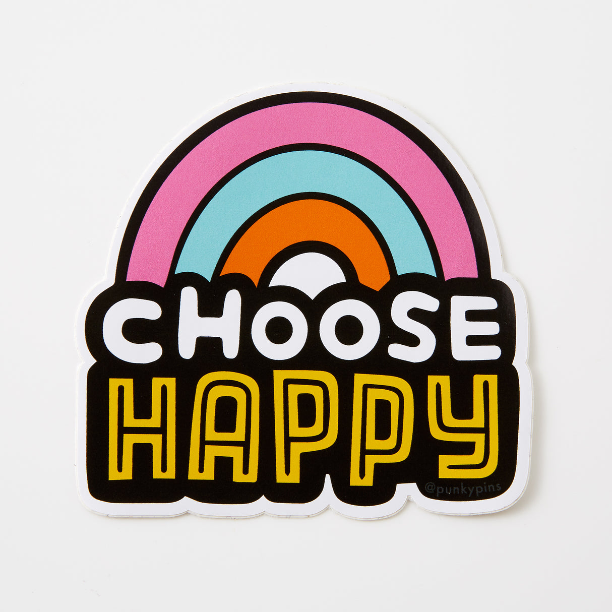 Choose Happy Vinyl Sticker
