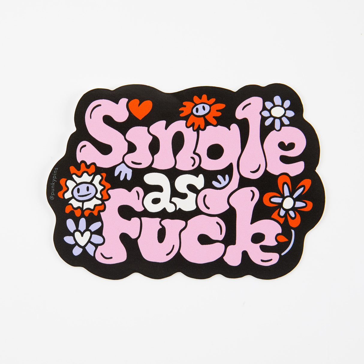 Single As Fuck Vinyl Sticker