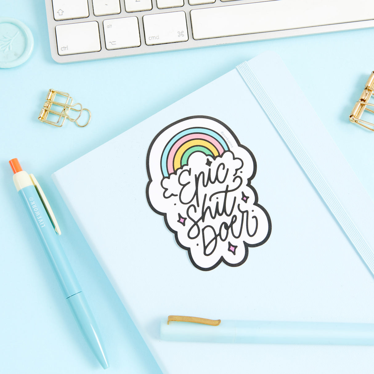 Epic Shit Doer Vinyl Sticker