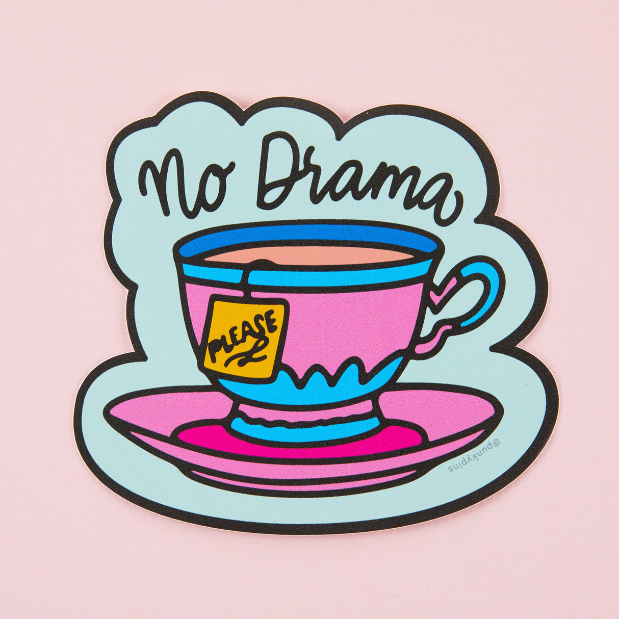 No Drama Vinyl Sticker