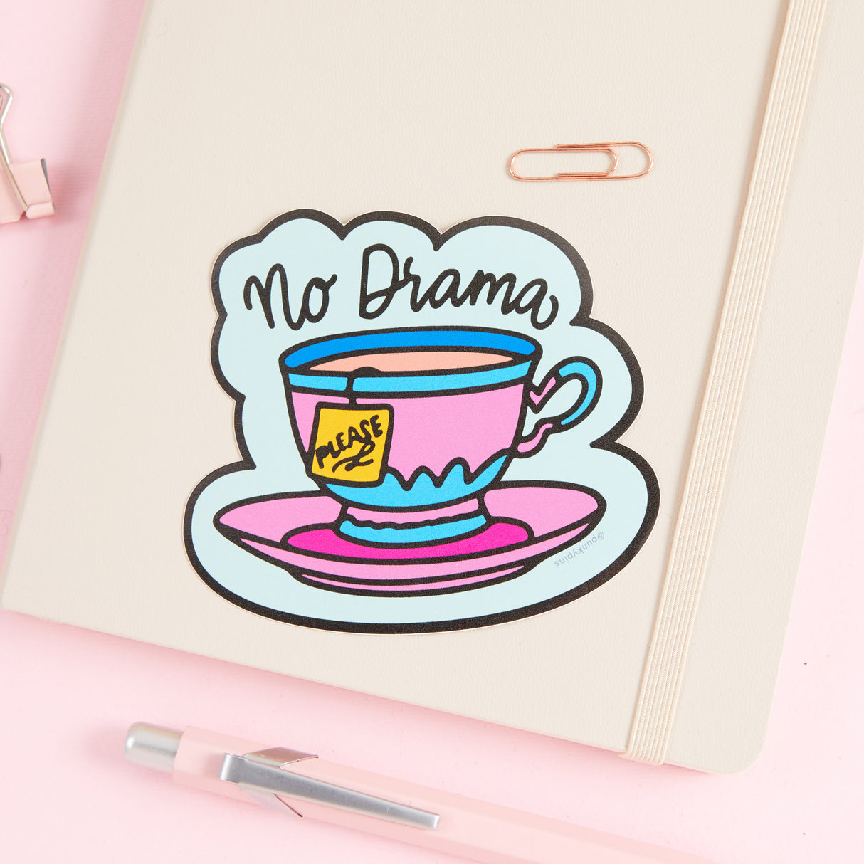 No Drama Vinyl Sticker