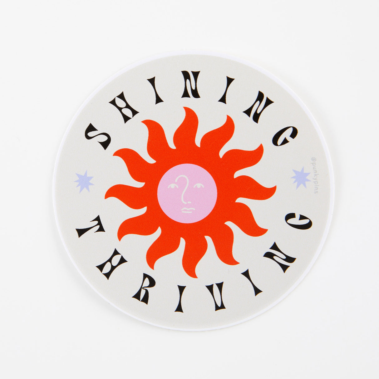 Shining Thriving Vinyl Sticker
