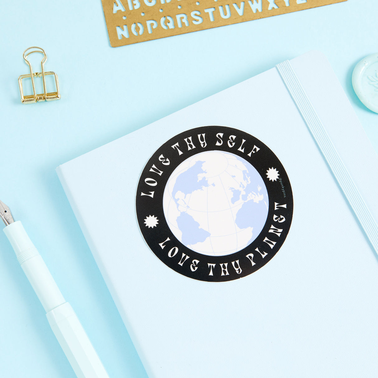 Love Thy Self Love Thy Planet Vinyl Sticker