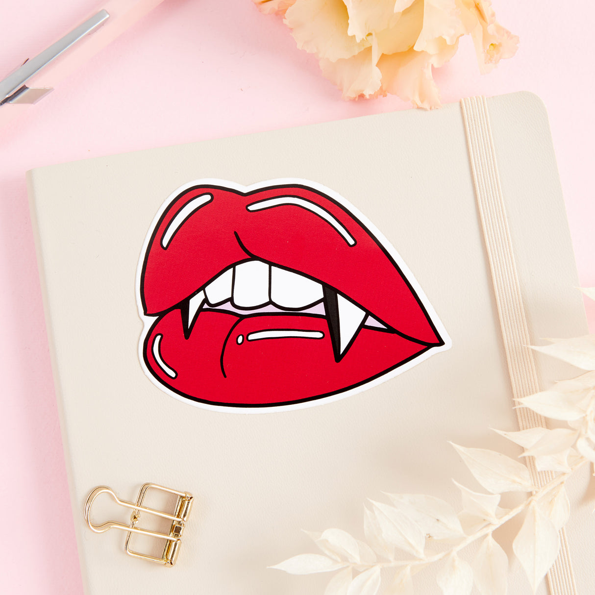 Juicy Fangs Vinyl Sticker