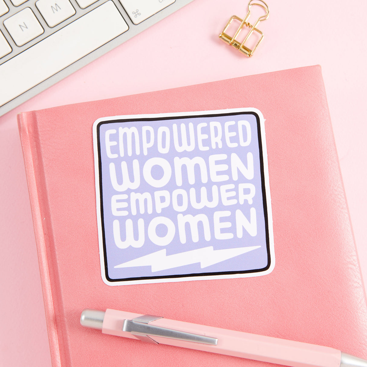 Empowered Women - Purple Vinyl Sticker