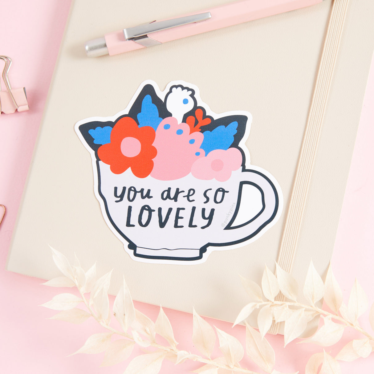 You Are So Lovely Vinyl Sticker