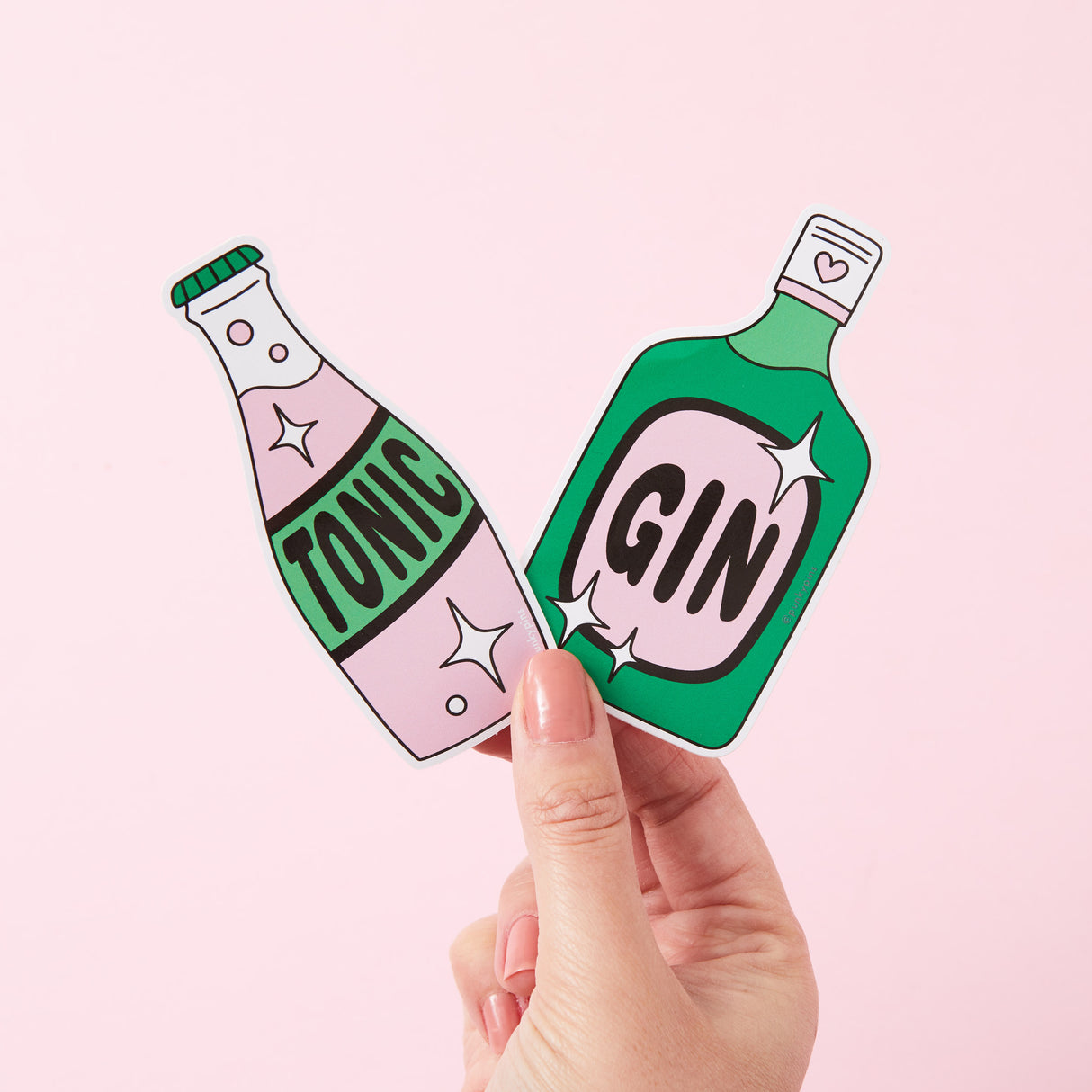 Gin & Tonic 2x Vinyl Sticker Pack