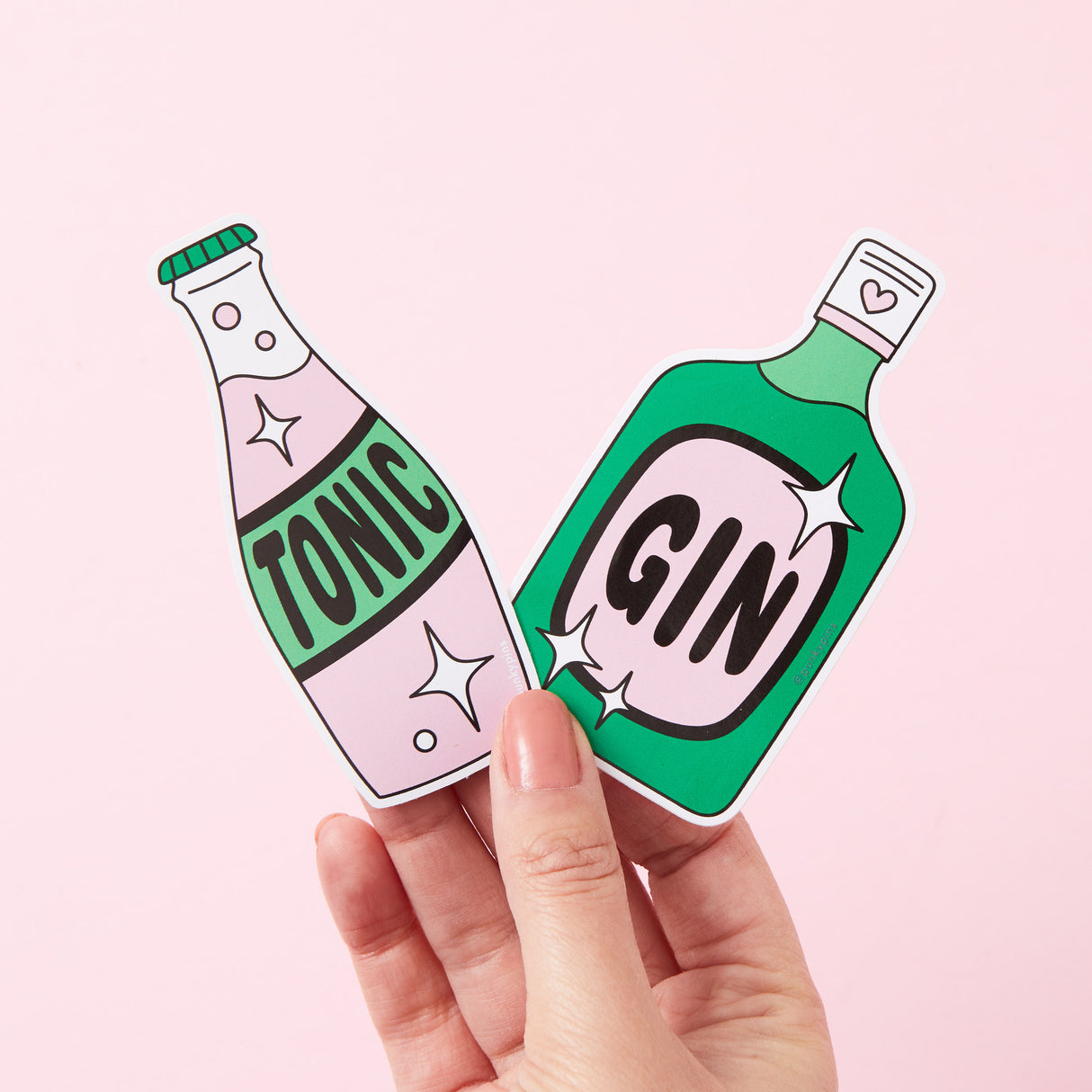 Gin & Tonic 2x Vinyl Sticker Pack