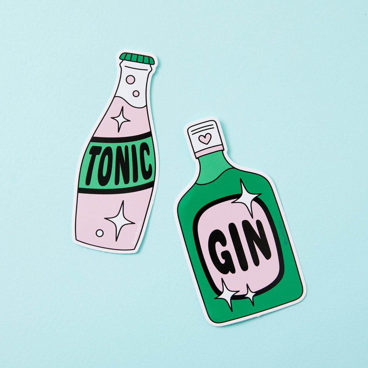 Gin & Tonic 2x Vinyl Sticker Pack