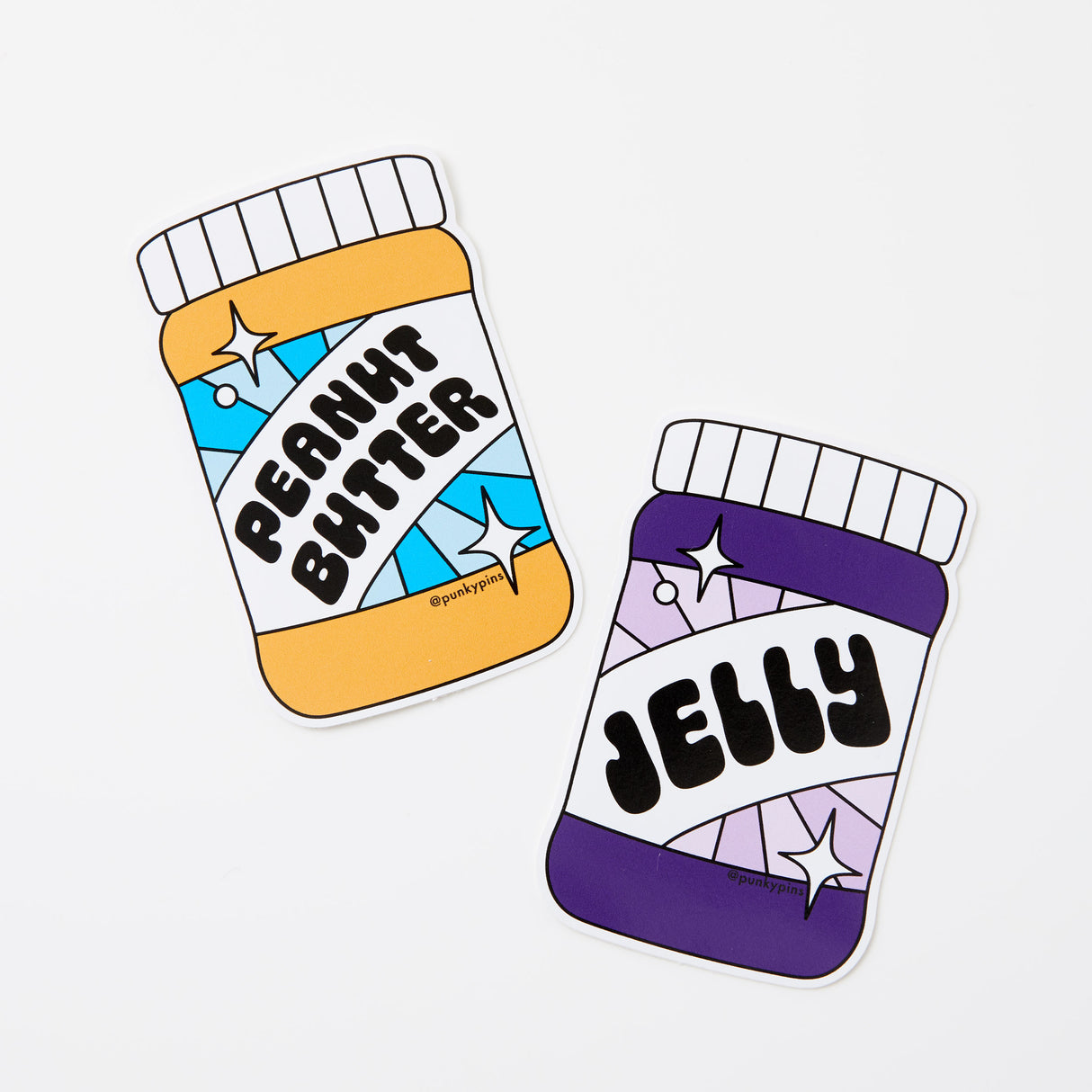 Peanut Butter & Jelly 2x Vinyl Sticker Pack