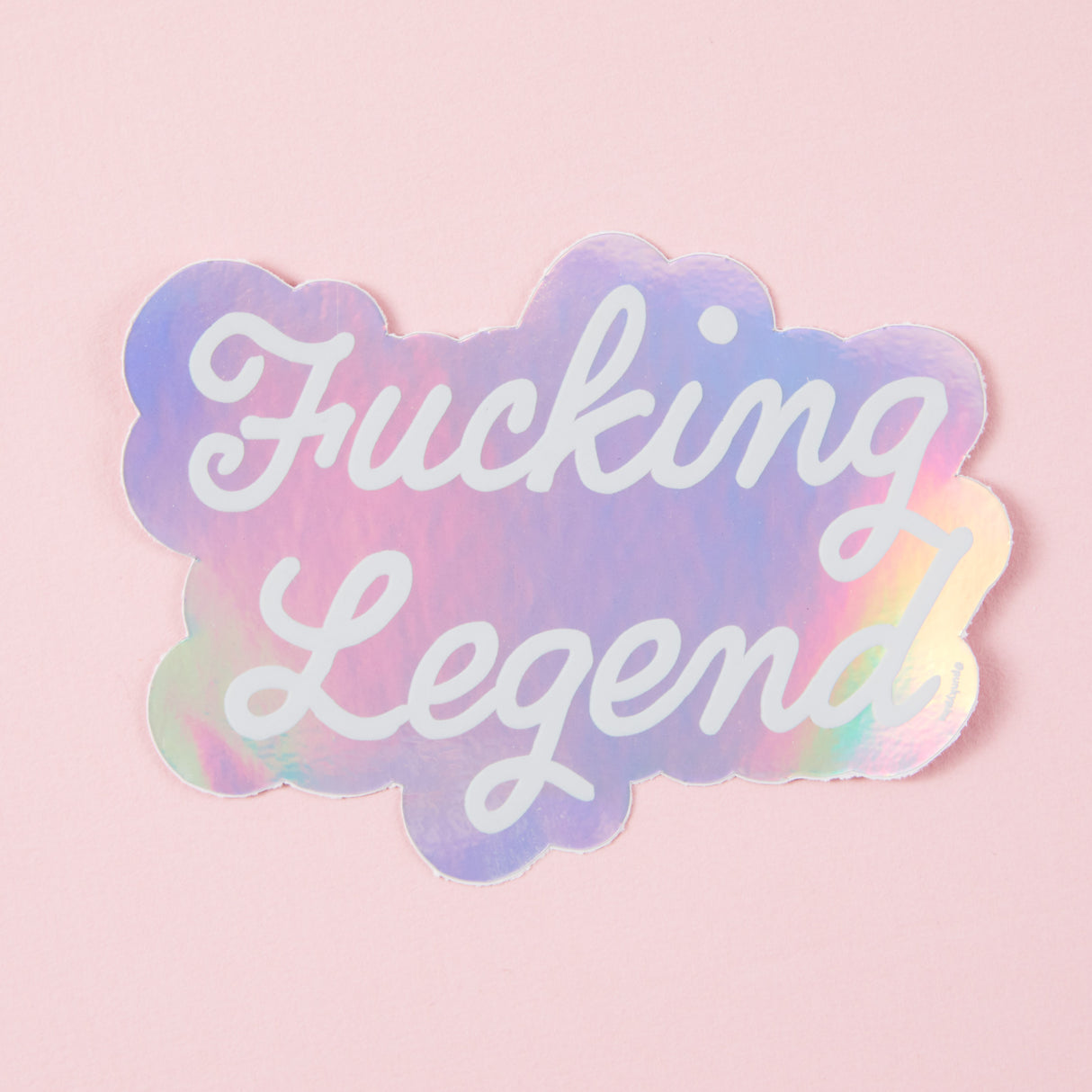 F*cking Legend Holographic Sticker