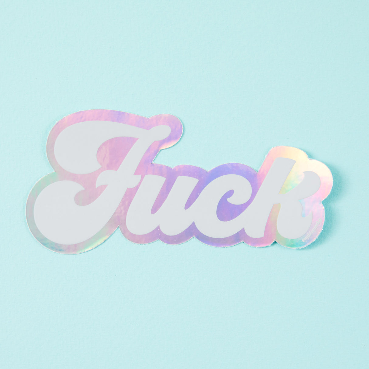 F*ck Holographic Sticker