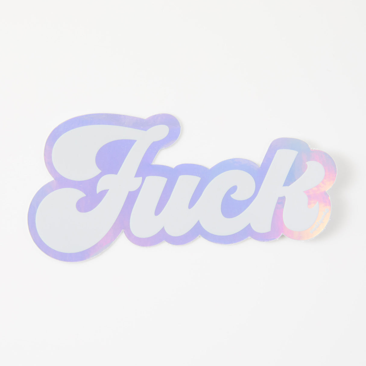 F*ck Holographic Sticker