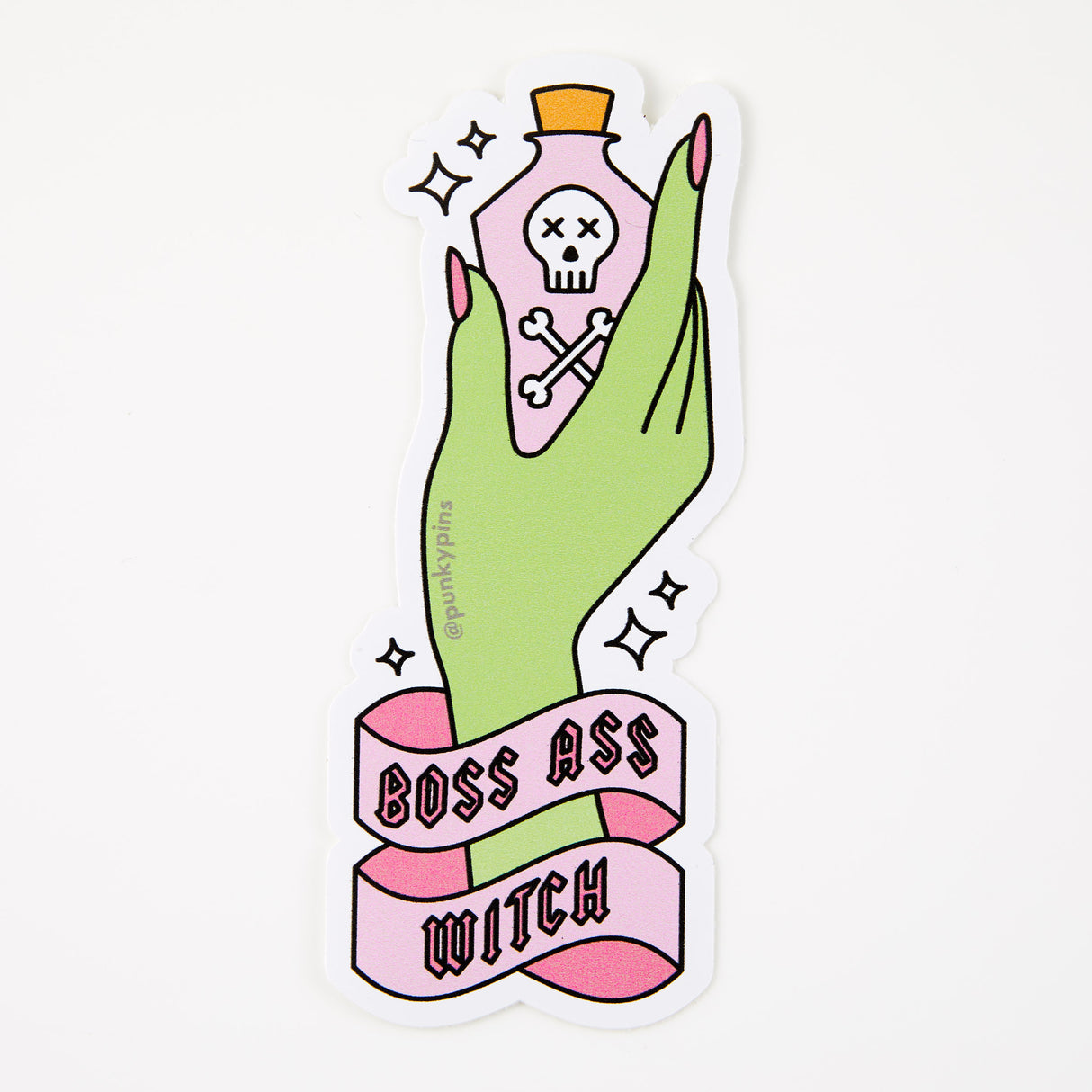 Boss Ass Witch Vinyl Sticker