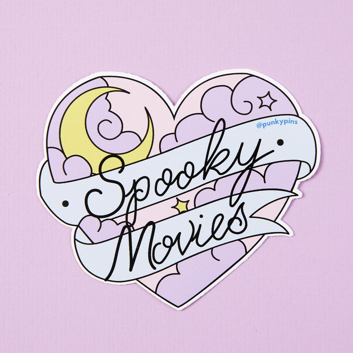 Spooky Movies Vinyl Sticker