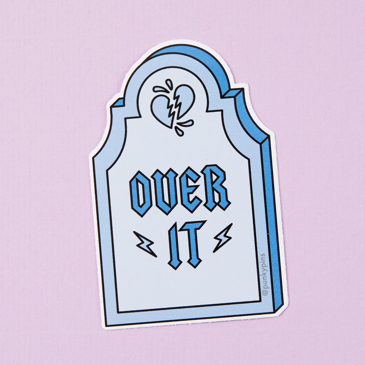 Over It Vinyl Sticker