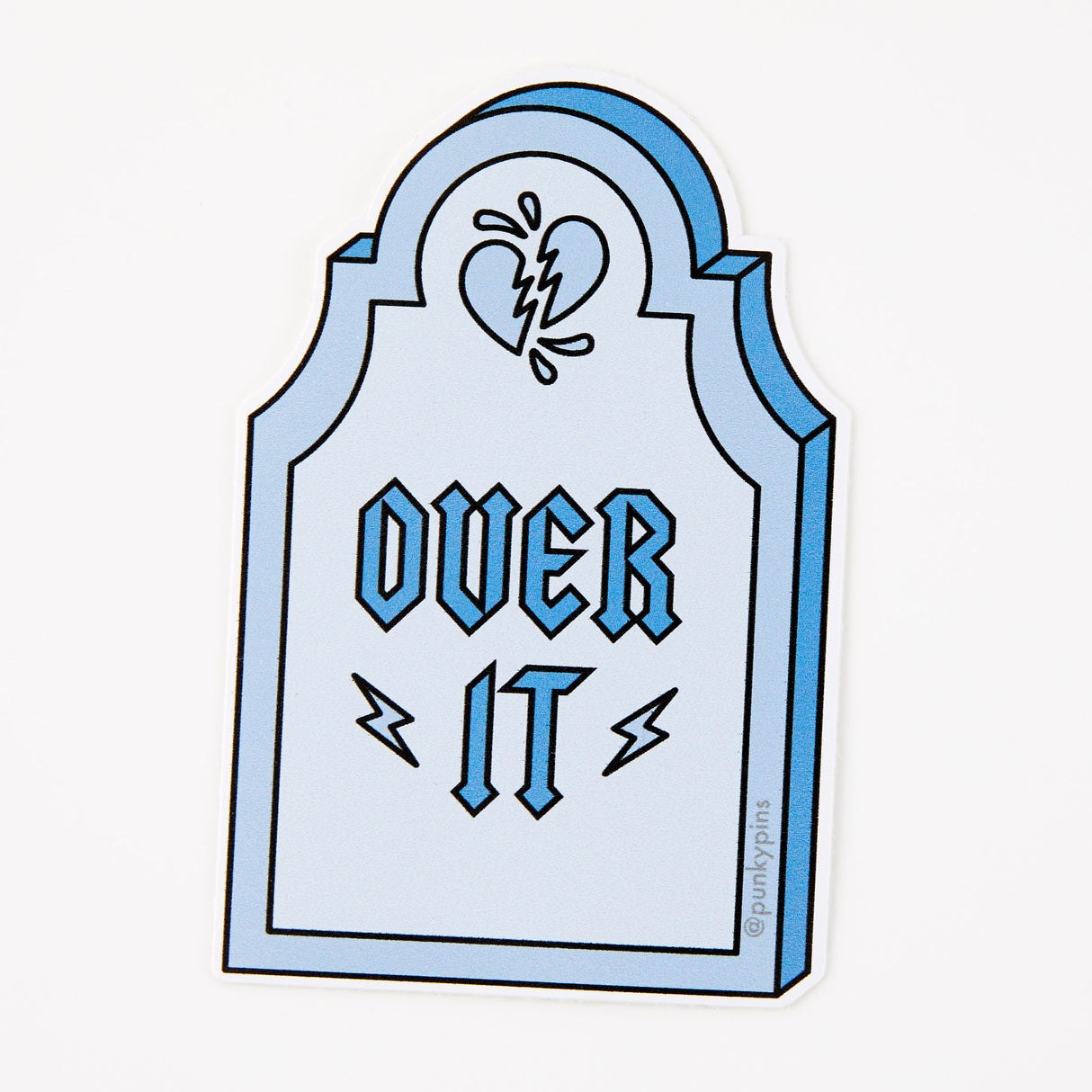 Over It Vinyl Sticker