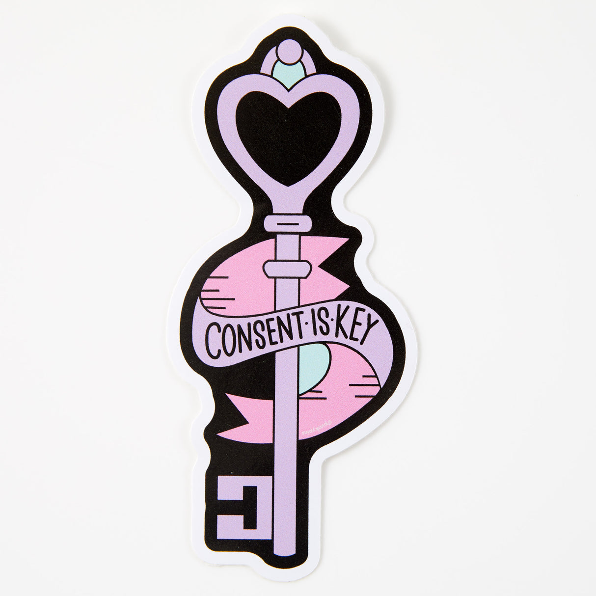 Consent Is Key Vinyl Sticker