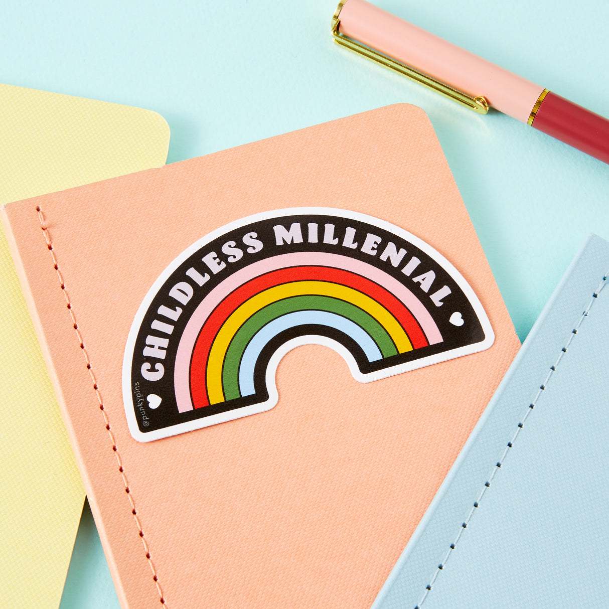 Childless Millennial Vinyl Sticker - Bright