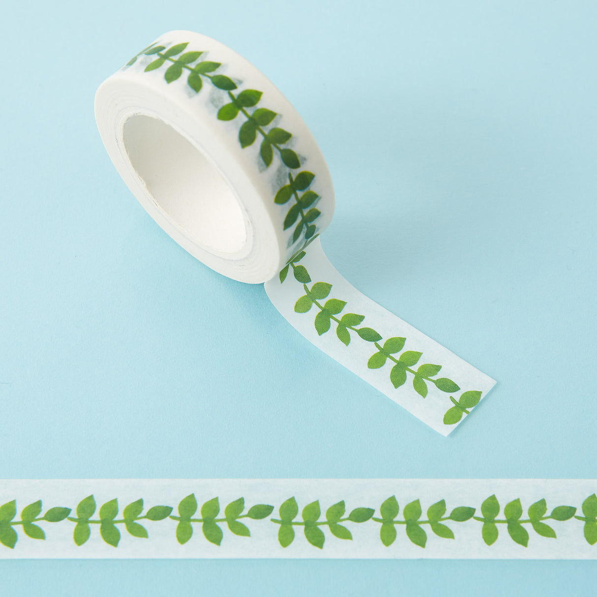 Green Leaves Washi Tape
