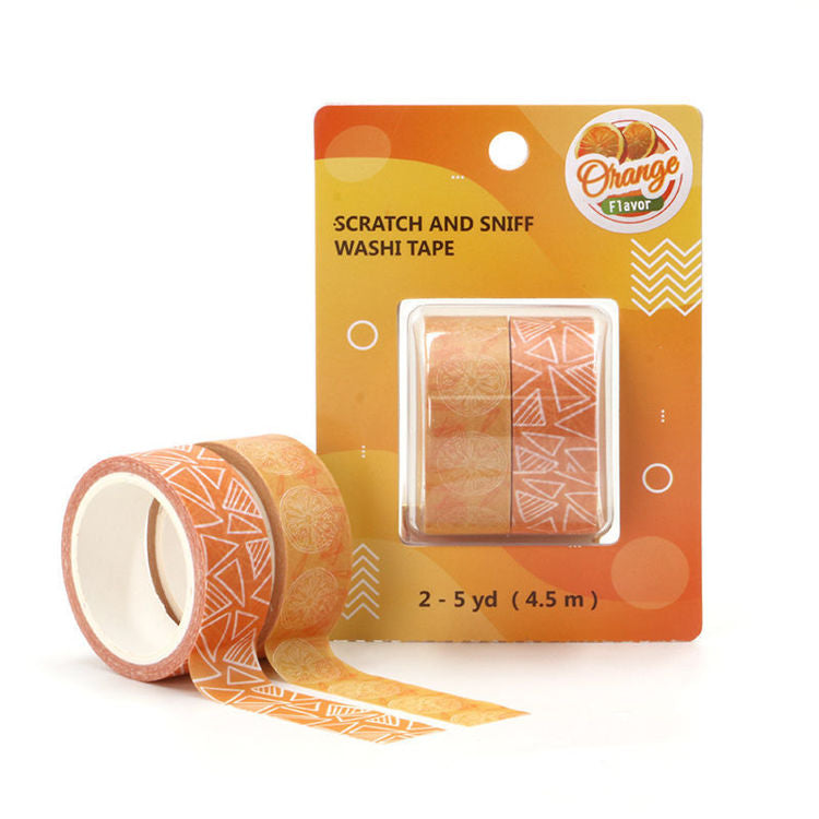 Orange Scented Scratch and Sniff Washi Tape