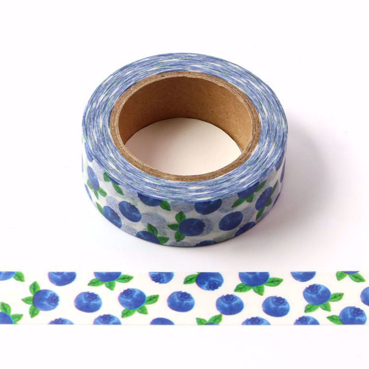 Blueberry Print Washi Tape