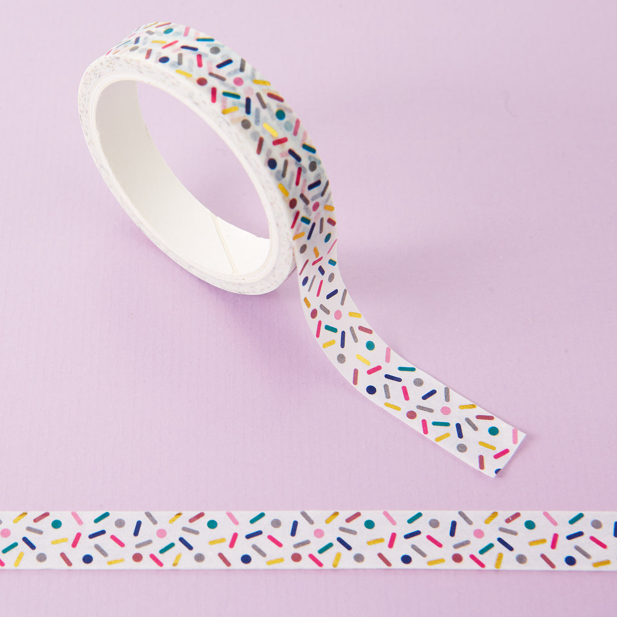 Candy Sprinkles Gold Foil Print Washi Tape