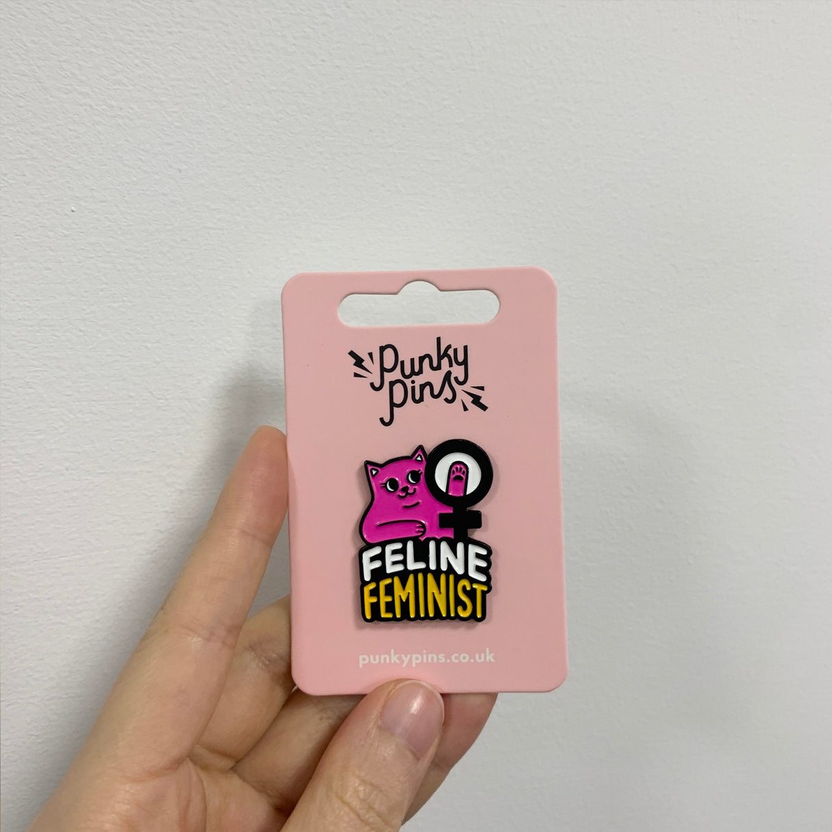Feline Feminist Soft Enamel Pin