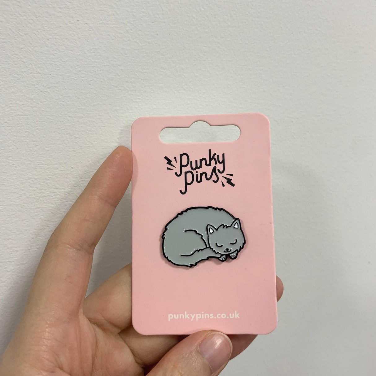 Grey Kitty Soft Enamel Pin