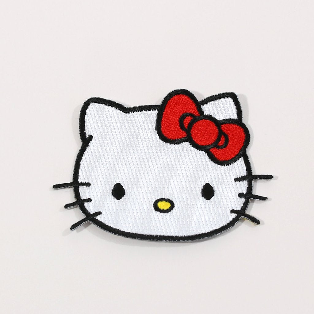 Hello Kitty Face Iron On Patch