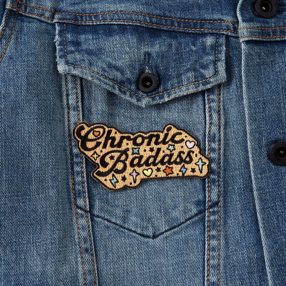 Punky Pins Chronic Badass Iron-on Patch