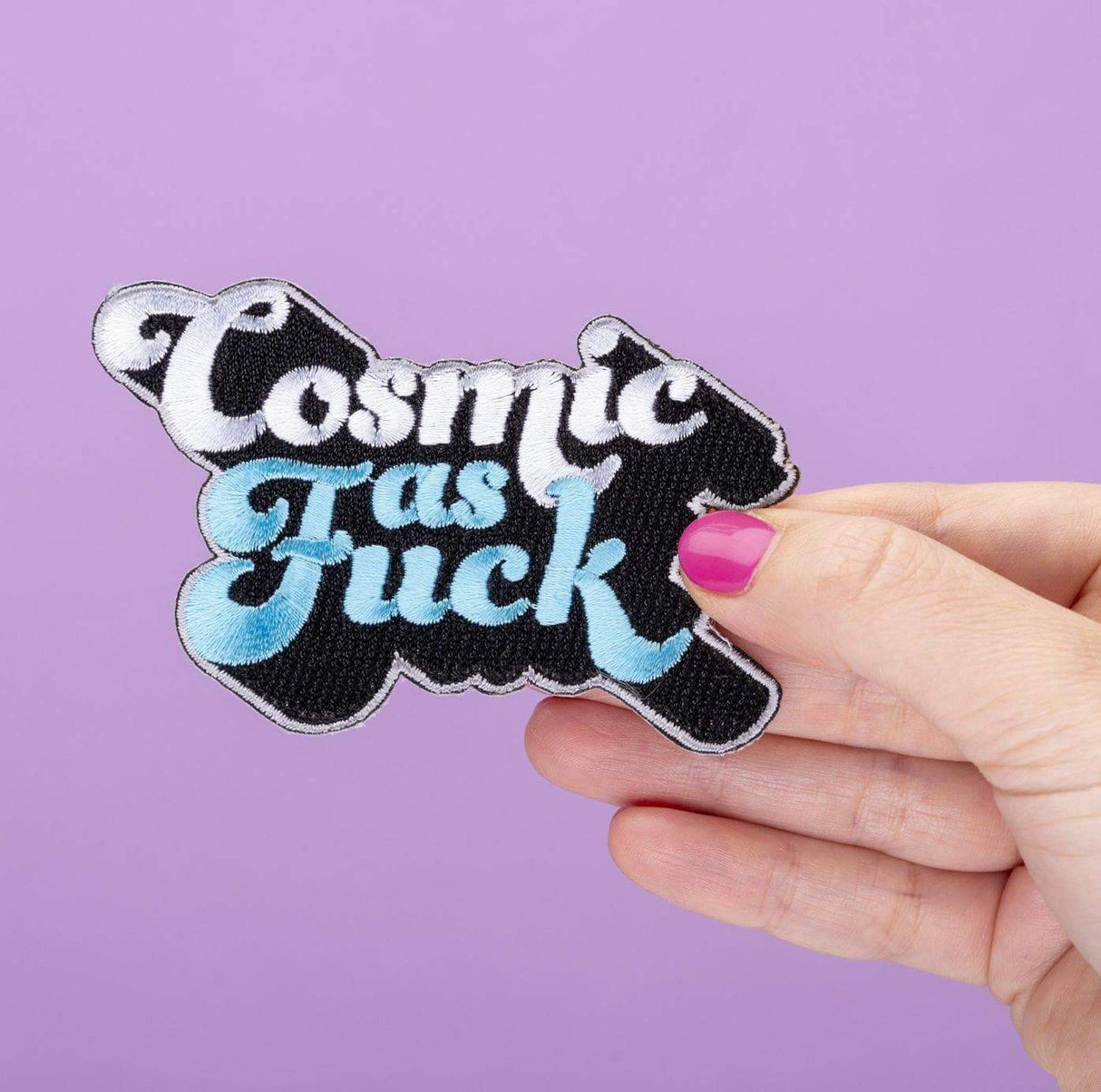 Punky Pins Cosmic as Fuck Embroidered Iron On Patch
