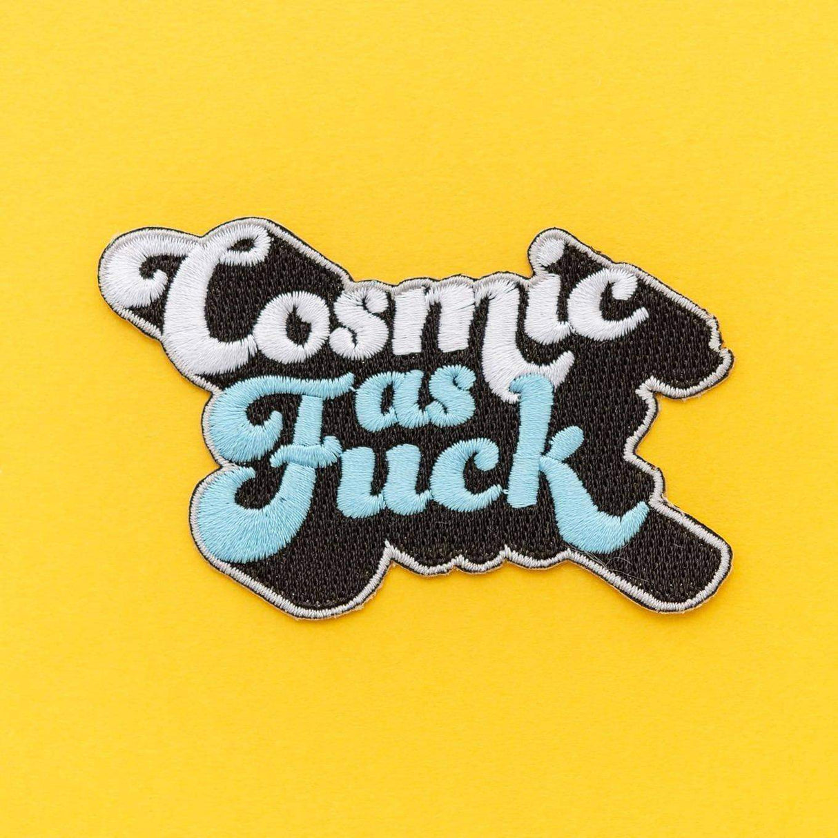 Punky Pins Cosmic as Fuck Embroidered Iron On Patch
