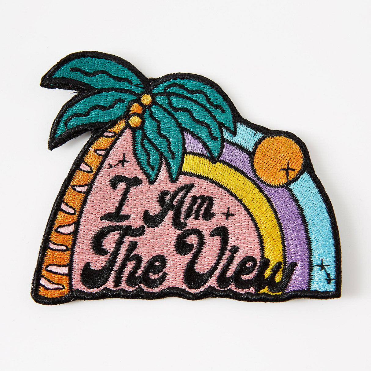 Punky Pins I Am The View Embroidered Iron On Patch