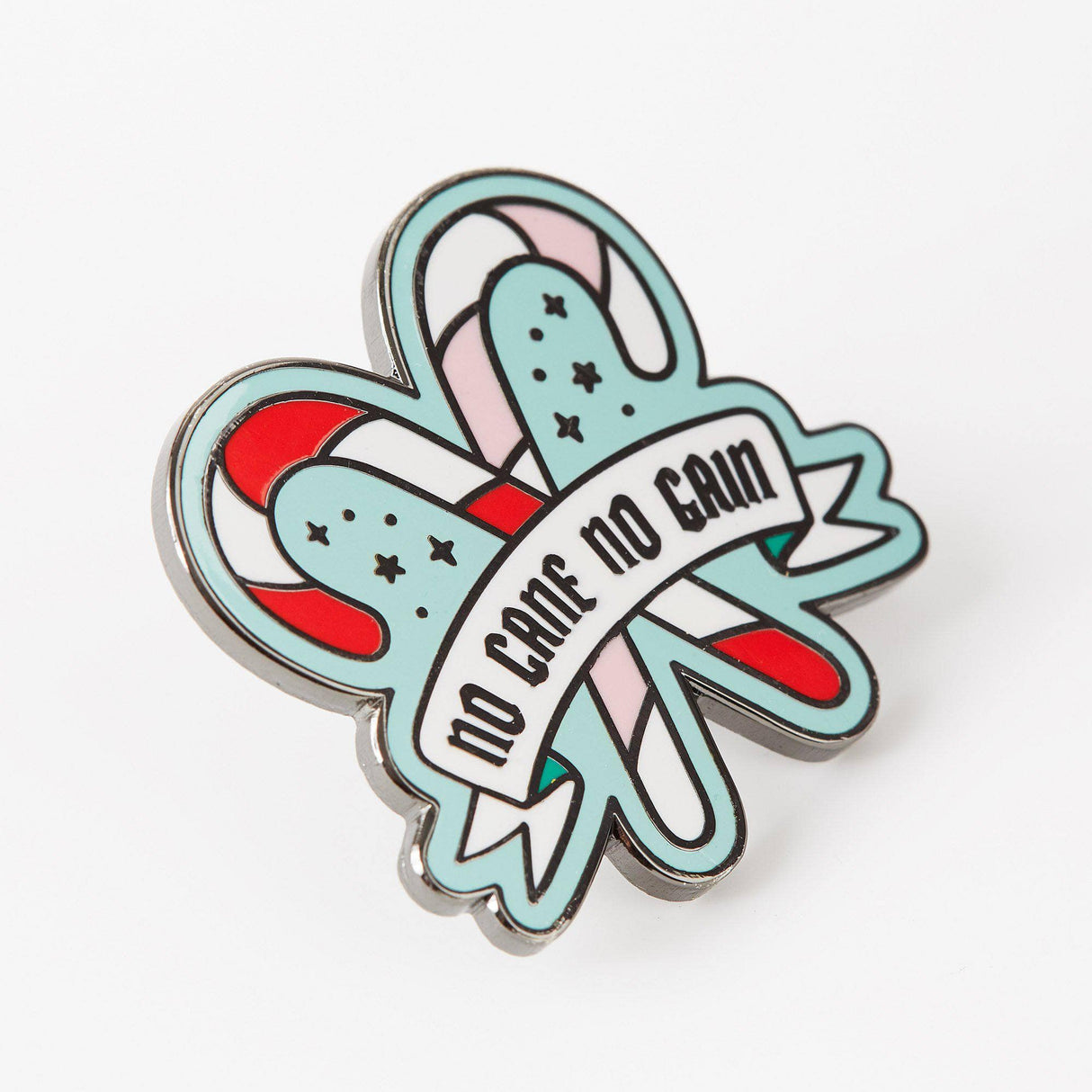 Punky Pins No Cane No Gain Enamel Pin
