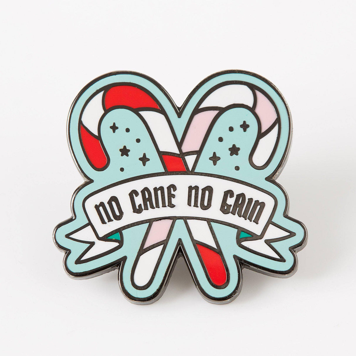 Punky Pins No Cane No Gain Enamel Pin
