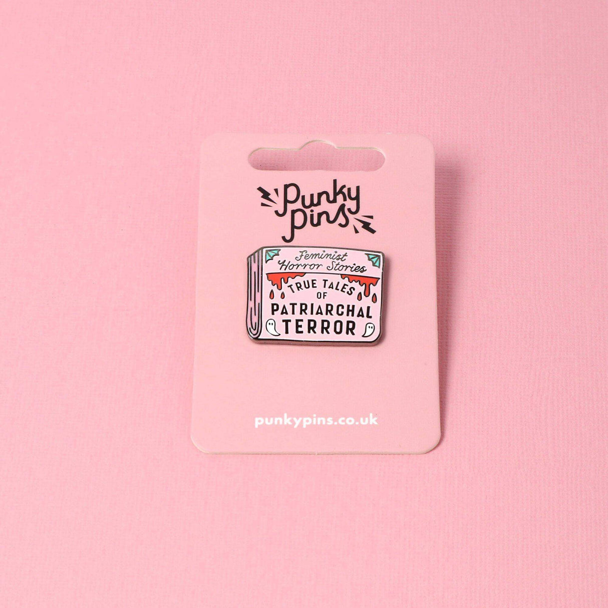 Punky Pins Patriarchal Terror Enamel Pin