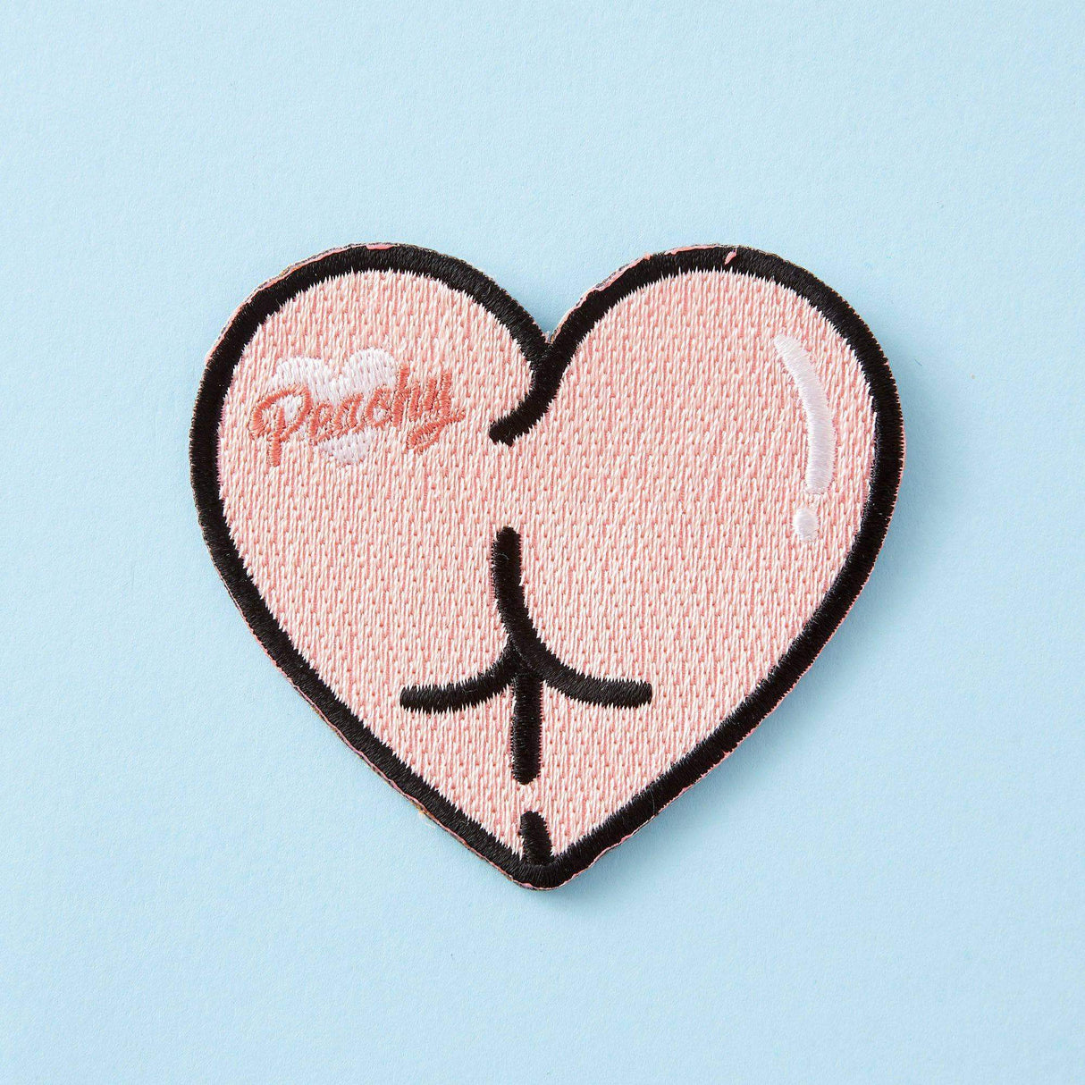 Punky Pins Peachy Butt Embroidered Iron On Patch