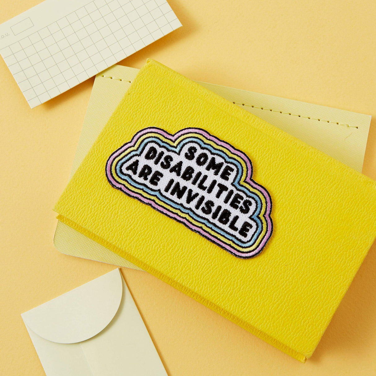 Punky Pins Some Disabilities Are Invisible Iron-on Patch