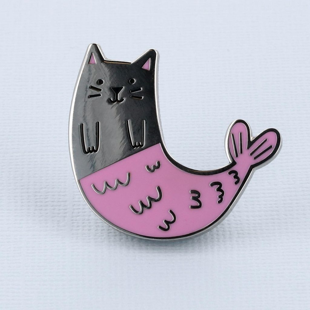 Purrmaid Enamel Pin