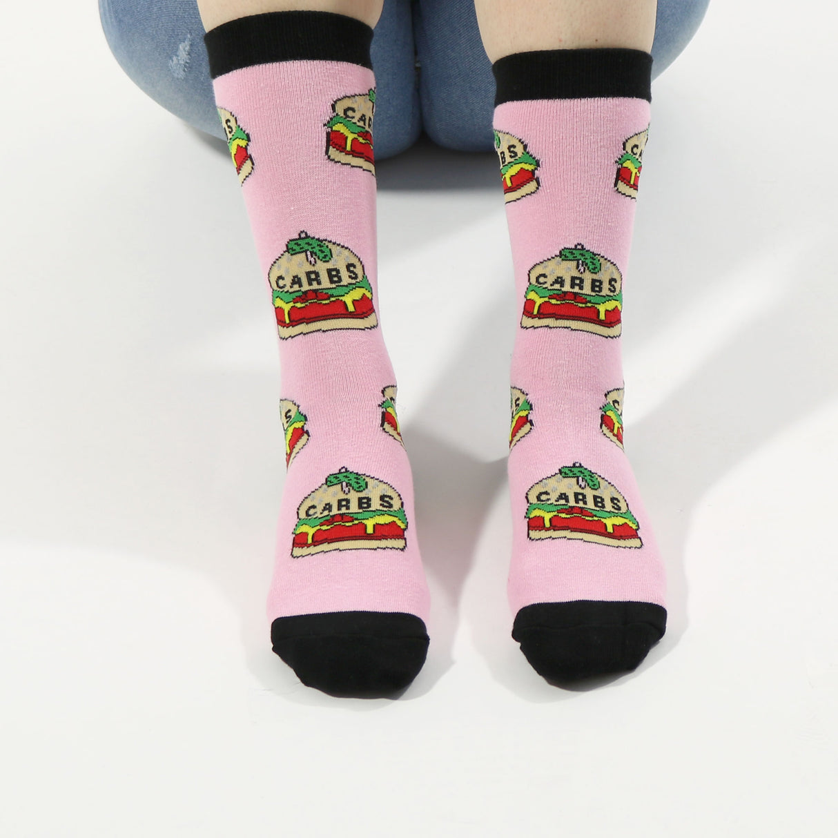 Carbs Burger Socks