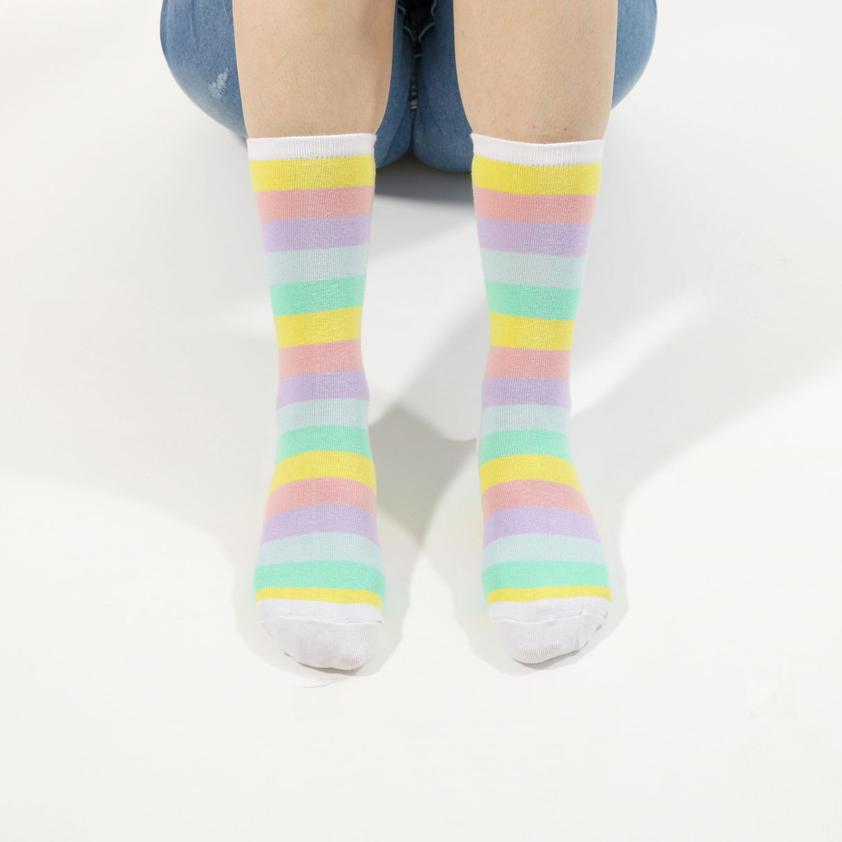 Pastel Stripe Socks