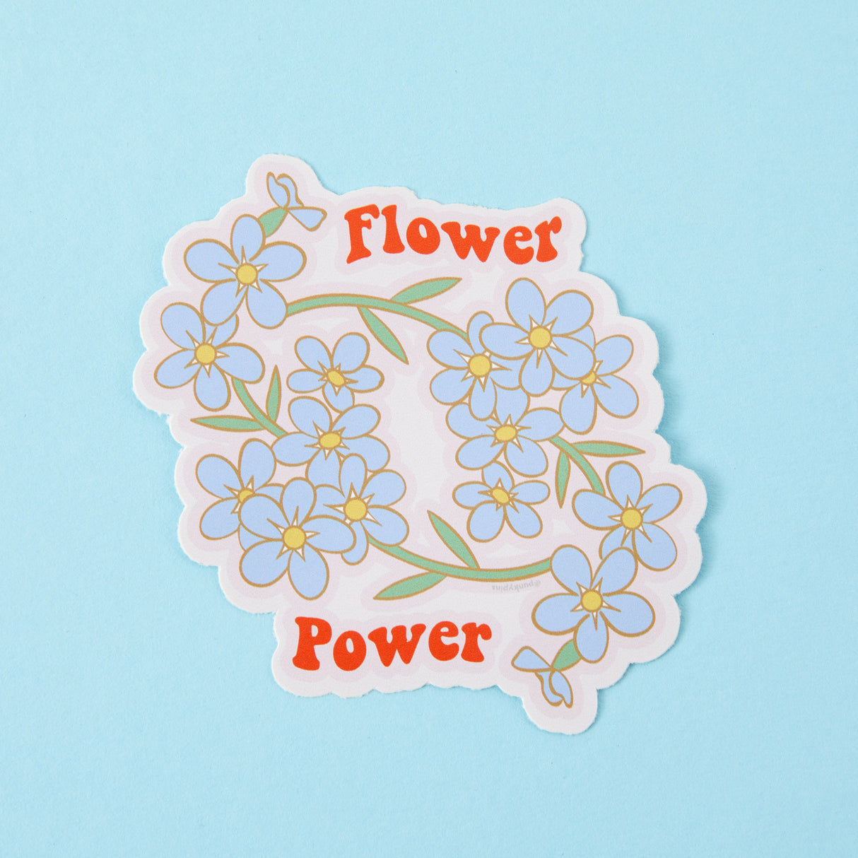 Flower Power Vinyl Sticker