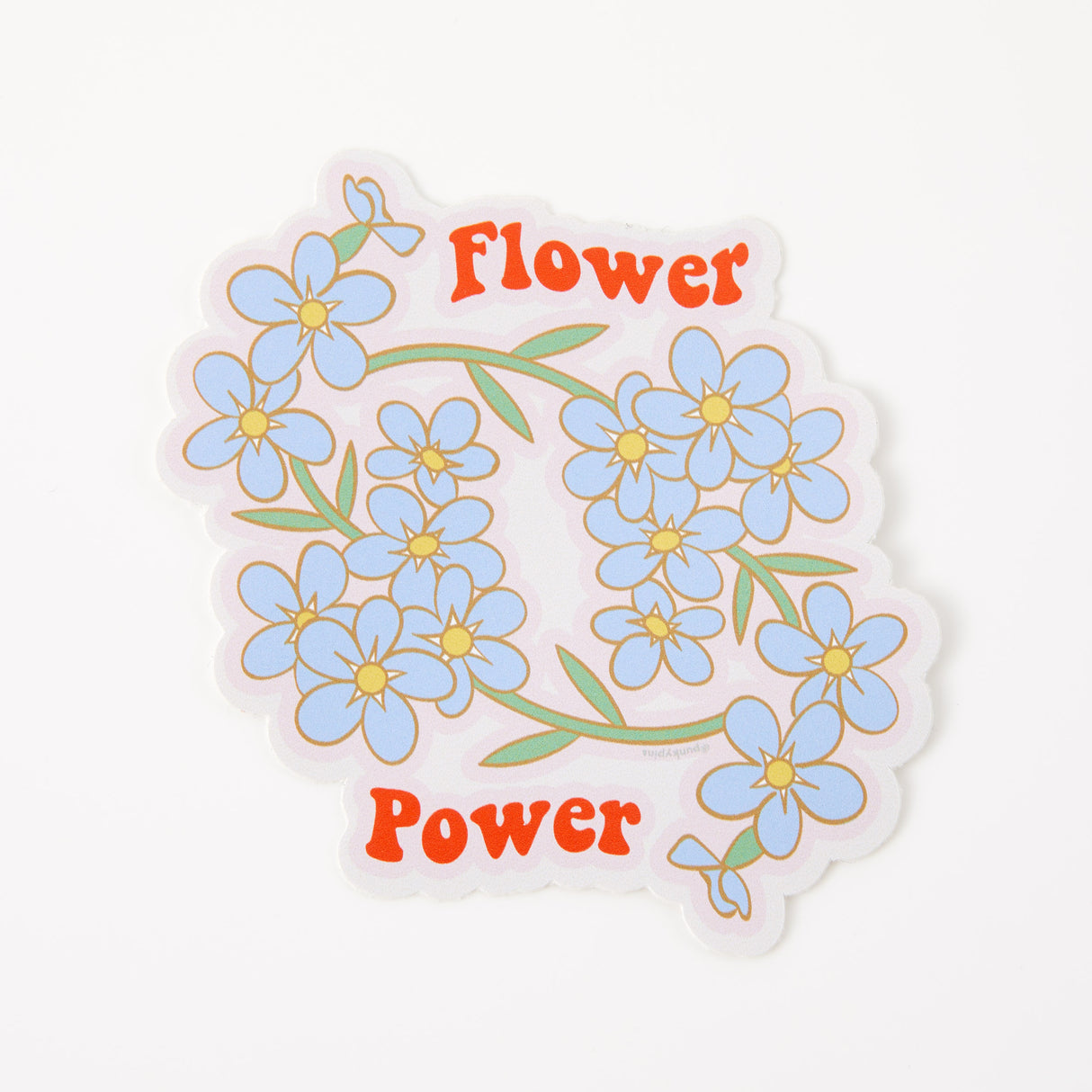 Flower Power Vinyl Sticker