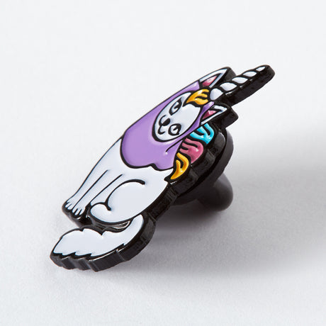 Caticorn Enamel Pin