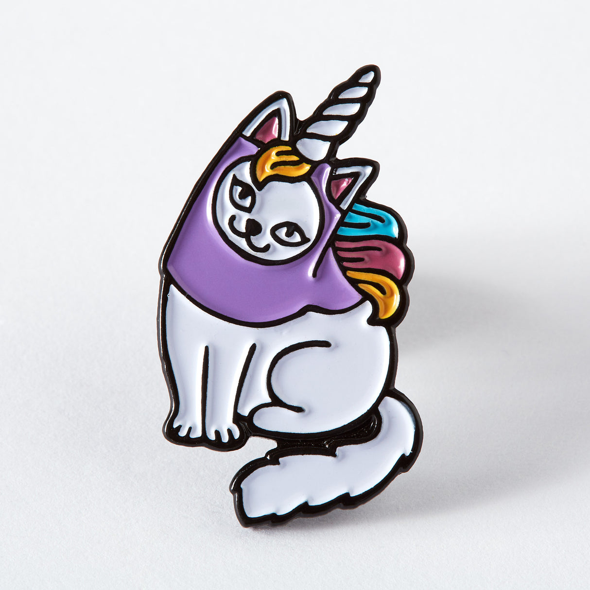 Caticorn Enamel Pin