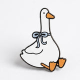 Cute Goose Enamel Pin