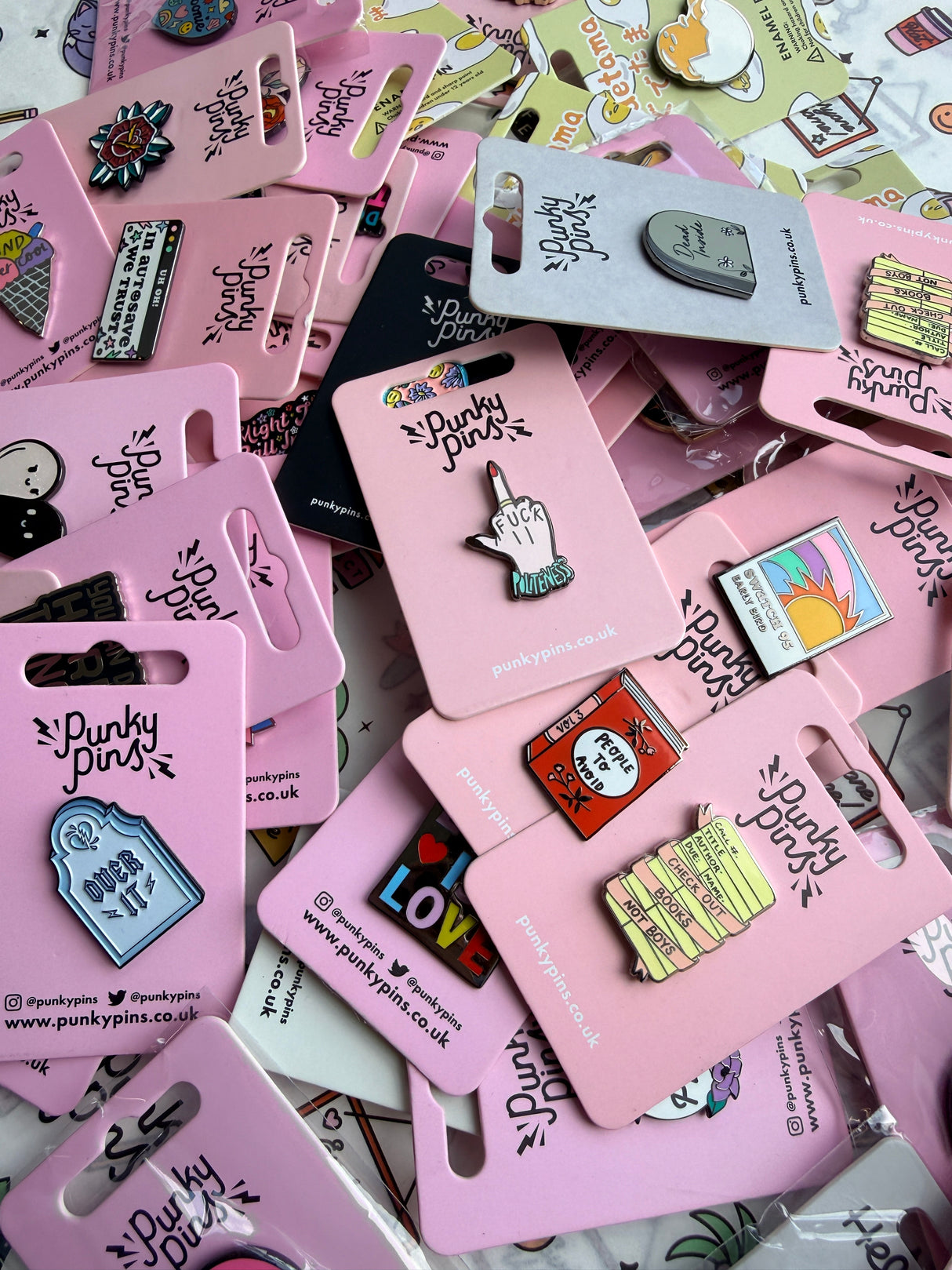 Mixed Lot Enamel Pins - Discontinued